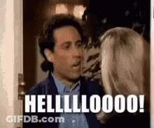 Man Talking To Woman GIF