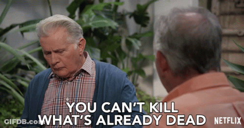Man Talking With Dead Already Quote GIF