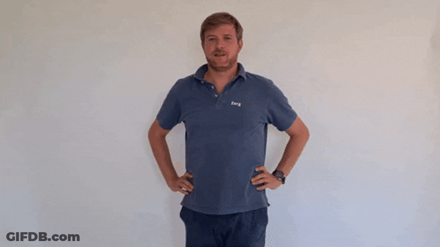 Man Tapping Wristwatch Delay GIF