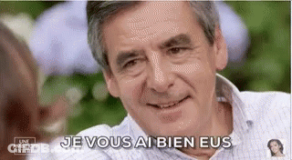 Man Telling Woman Je Vous Ai Bien Eus GIF