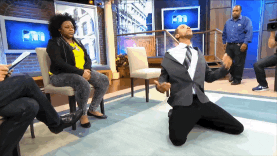 Man Thanking God In You Are Not The Father Show GIF