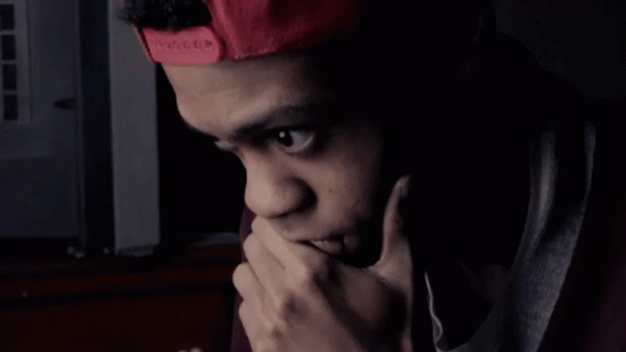 Man Thinking Seriously GIF