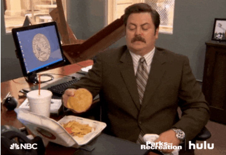 Man Throwing Burger GIF