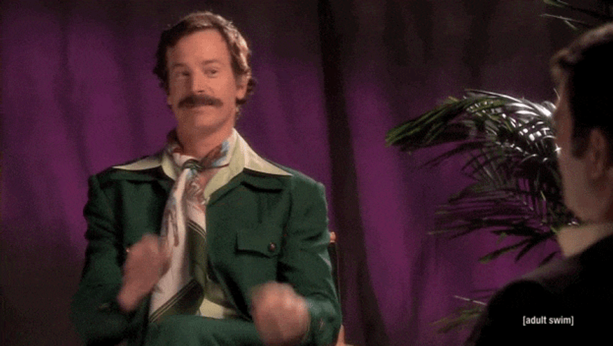 Man Throwing Glitter Conffeti GIF