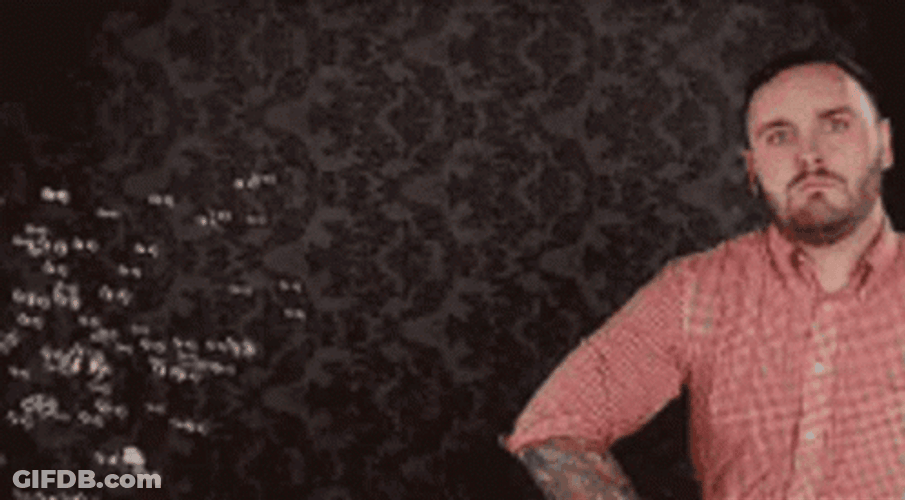 Man Throwing Glitters Sparkles GIF