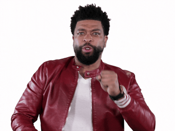 Man Throwing Hearts And Love GIF