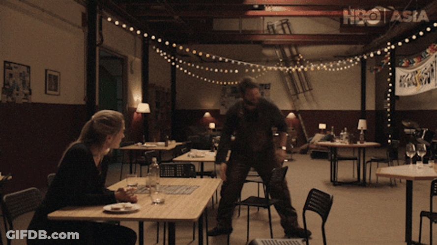Man Throwing The Chair GIF