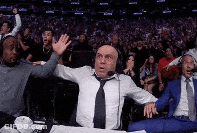 Man Tie And Headphones Arms Outstretched Crowd GIF