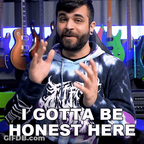 Man Tie Dye Hoodie Says I Gotta Be Honest GIF
