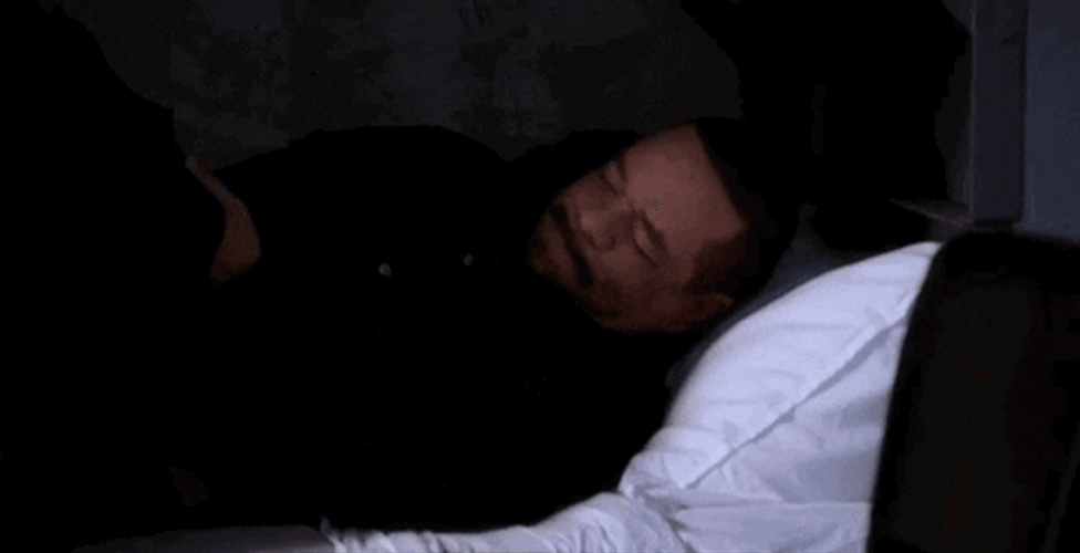 Man Tired And Its Time For Bedtime GIF