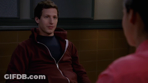 Man Tongue Out Talking To Woman GIF