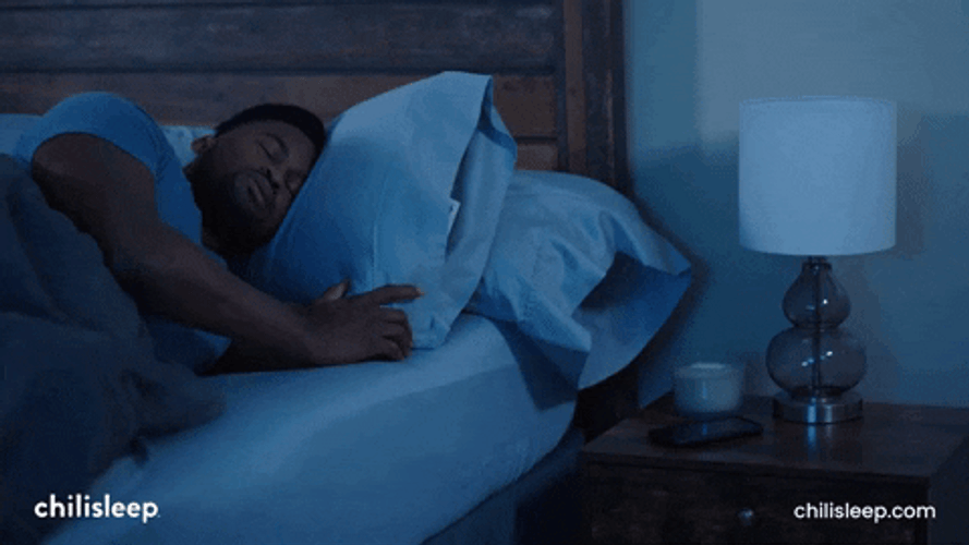 Man Toss And Turn Cant Sleep GIF