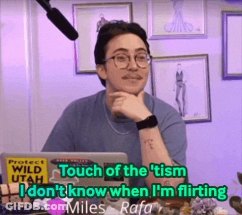 Man Touch Of The Tism I Don't Know GIF