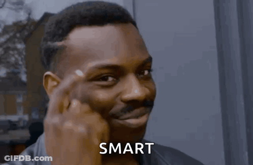 Man Touching Forehead With Smart Text GIF
