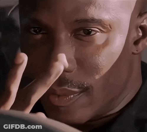 Man Touching Nose GIF