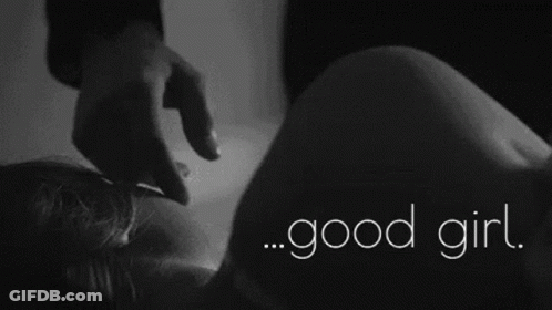 Man Touching Woman's Breast Good Girl GIF