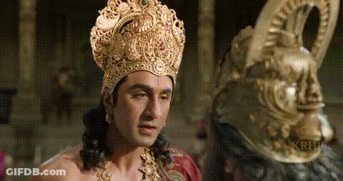 Man Touching Woman's Hair In Dark Room GIF