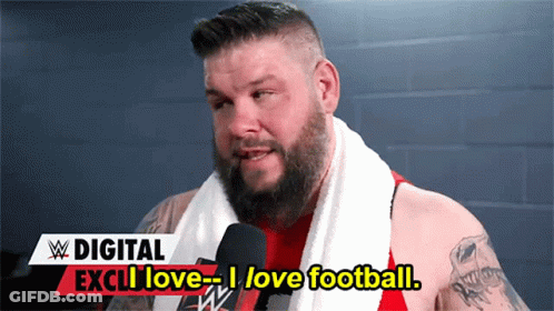 Man Towel Mic Digital Excl Love I Love Football GIF