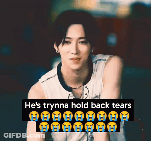 Man Trying To Hold Back Tears GIF