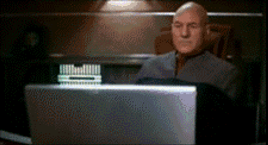 Man Turning Off Webcam GIF