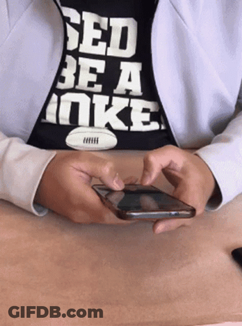 Man Typing Fast Phone GIF