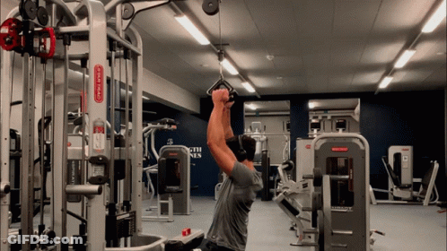 Man Using Gym Machine GIF