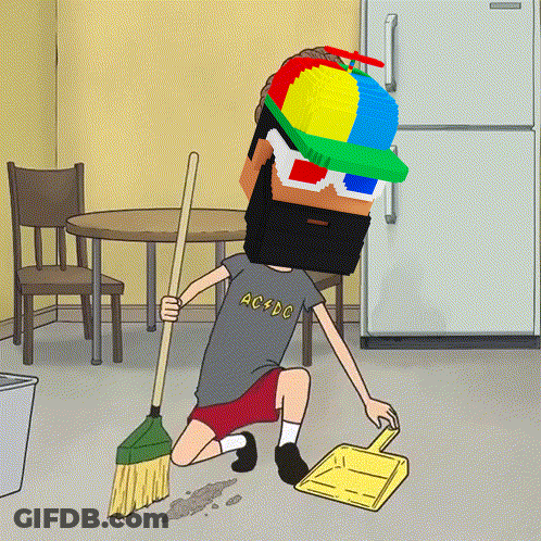 Man Vacuuming Living Room Me Vacuuming GIF