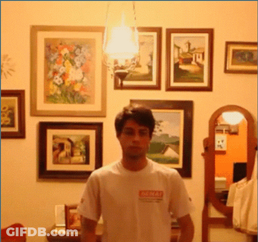 Man Vanishes With Magic Trick GIF
