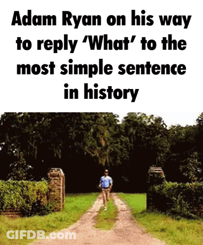 Man Walking Dirt Road Adam Ryan GIF