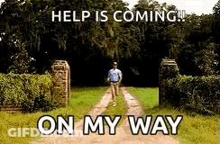 Man Walking Dirt Road Help Is Coming GIF