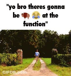 Man Walking Down Dirt Road Yo Bro There Gonna Be At The Function GIF