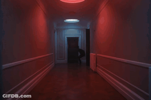 Man Walking Down Hallway Saying It's Cause You're Old GIF