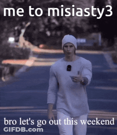 Man Walking Down Street Saying Let's Go Out GIF