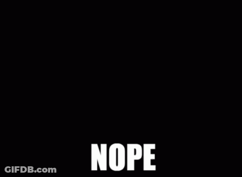 Man Walking In Dark Saying Nope GIF