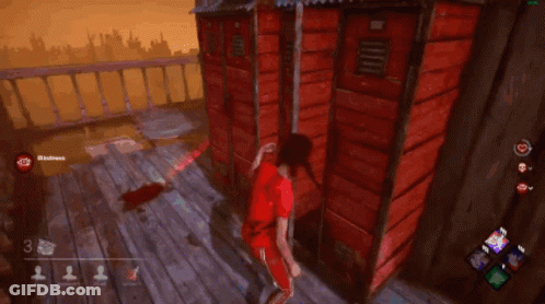 Man Walking On Deck With Blood GIF