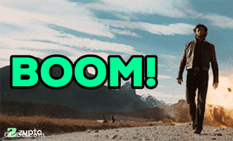 Man Walking On Dirt Road With Green Boom GIF