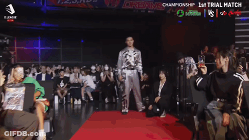 Man Walking Red Carpet Championship GIF