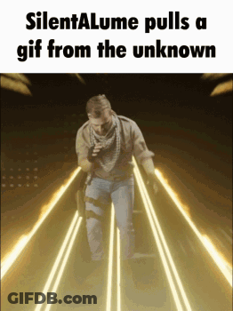 Man Walking Silentalume Pulls GIF From Unknown GIF
