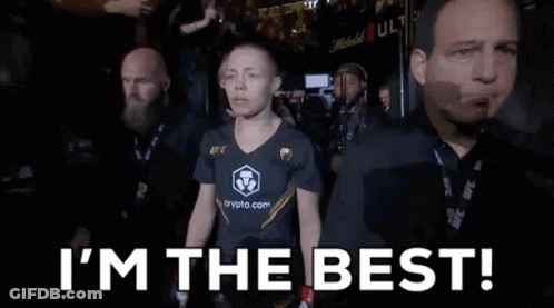 Man Walking Through Crowd Saying Im The Best GIF