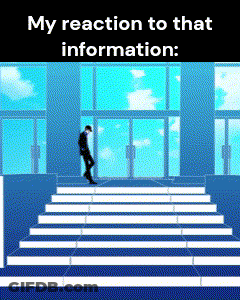 Man Walking Up Stairs In Front Of Window GIF