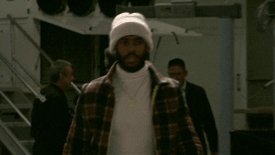 Man Walking Wearing Sweater Weather GIF