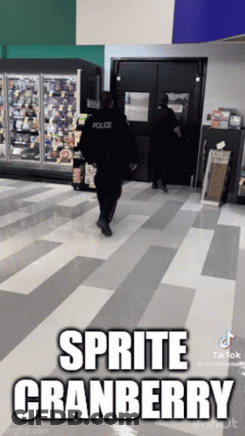 Man Walking With Bent Knees Sprite Cranberry GIF