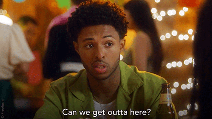 Man Wants To Head Out The Party GIF