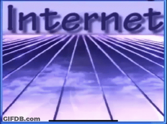 Man Warning No Internet GIF