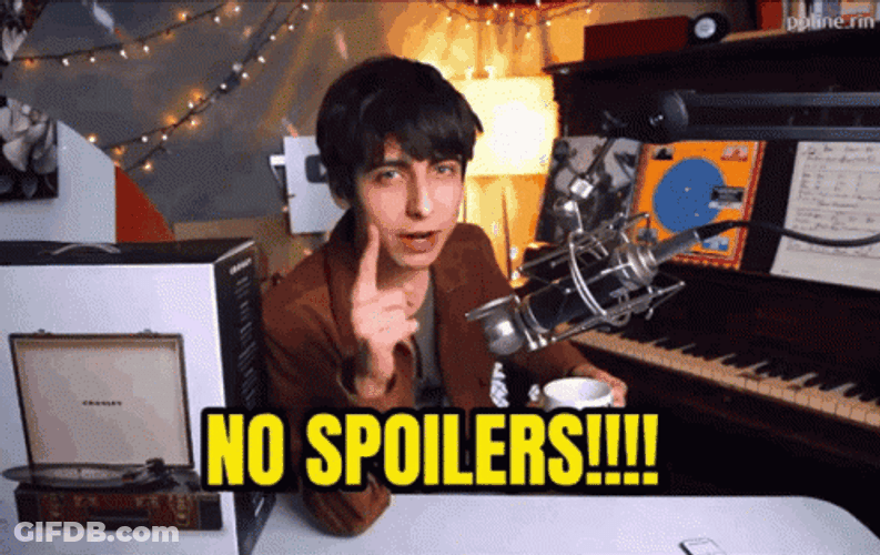 Man Warning No Spoilers GIF