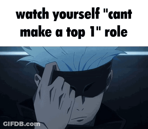 Man Watch Yourself Cant Make Top 1 Role GIF