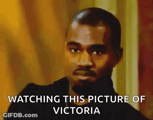 Man Watching Victoria Painting GIF