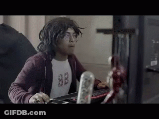 Man Wearing 88 Shirt Playing Video Game GIF