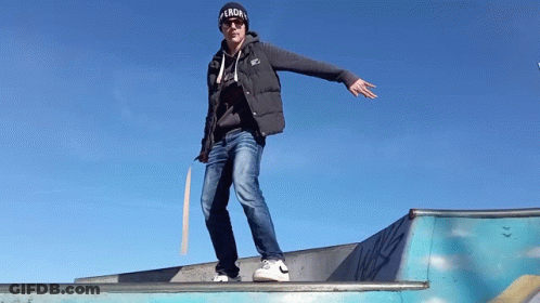 Man Wearing Abercrombie Beanie GIF