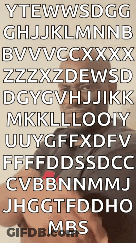 Man Wearing Alphabet Smartwatch GIF